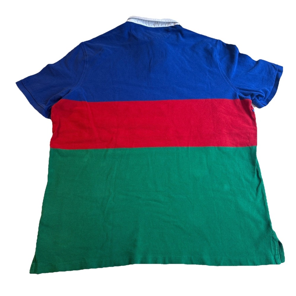 Vintage POLO RALPH LAUREN Rugby Polo Rafting Club HI TECH Men's XL Y2K Sporty - Picture 7 of 7